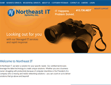 Tablet Screenshot of northeastit.net